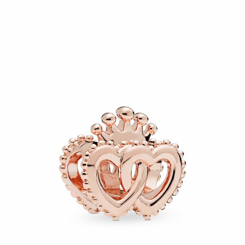 Pandora Rose™ United Regal Hearts Charm Ireland - Pandora Rose - 489723DFM